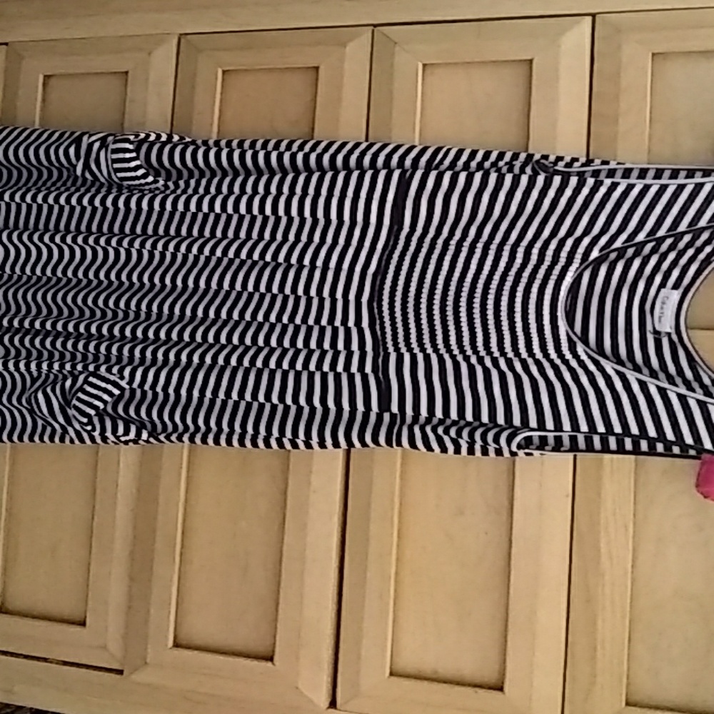 A Calvin Klein sleeveless dress!